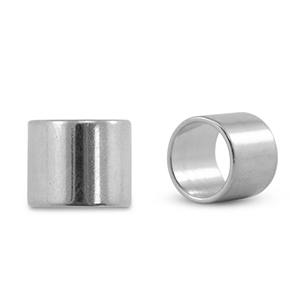 Schieber DQ Metall Tube Antik silber (Nickelfrei)