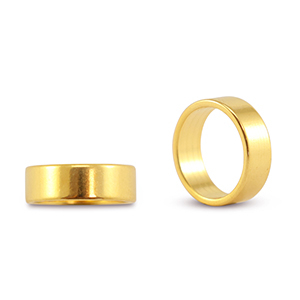 Schieber DQ Metall Ring Gold (Nickelfrei)