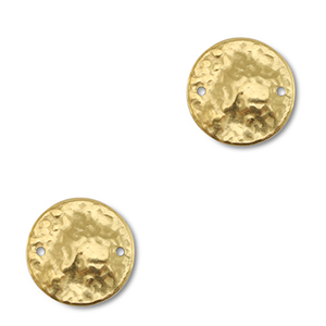 Anh&auml;nger aus Stainless Steel - Rostfreiem Connector Round Gold