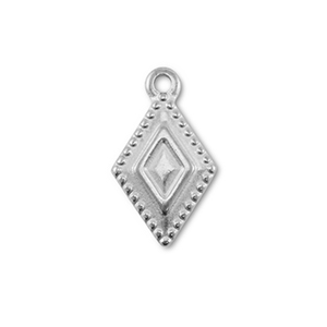 Anh&auml;nger aus Stainless Steel - Rostfreiem Rhombus Silver