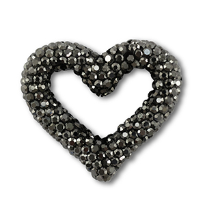 Perlen Bohemian Heart Anthracite