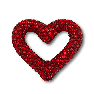 Perlen Bohemian Heart Red