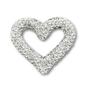 Perlen Bohemian Heart Silver