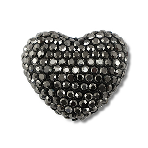 Perlen Bohemian Heart Anthracite