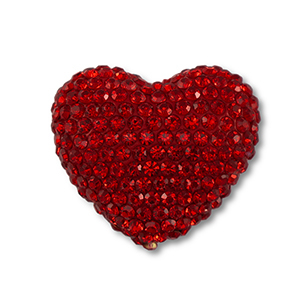 Perlen Bohemian Heart Red