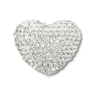 Perlen Bohemian Heart Silver