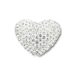 Perlen Bohemian Heart Silver