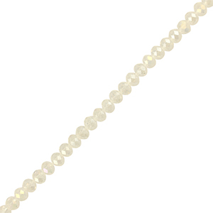 Facetten Top Glas Perlen 8x6mm Rondellen Transparent