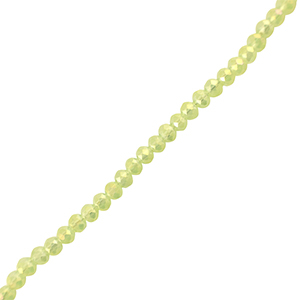 Facetten Top Glas Perlen 6x4mm Rondellen Light green
