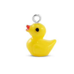 Anh&auml;nger aus Resin Rubber Duck Yellow