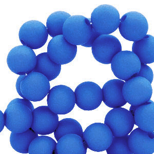 4 mm Perlen aus Acryl Royal blue