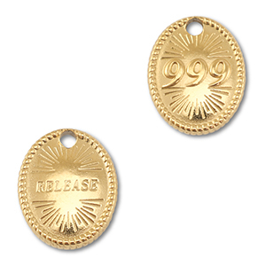 BY31&reg; Anh&auml;nger aus Stainless Steel - Rostfreiem Engelszahlen 999 / Release Gold