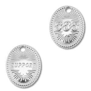 BY31&reg; Anh&auml;nger aus Stainless Steel - Rostfreiem Engelszahlen 333 / Support Silver