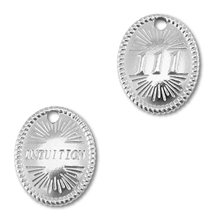 BY31&reg; Anh&auml;nger aus Stainless Steel - Rostfreiem Engelszahlen 111 / Intuition Silver