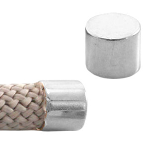 DQ Metall Endkappe &Oslash;10mm Antik silber (Nickelfrei)