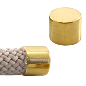 DQ Metall Endkappe Gold (Nickelfrei)