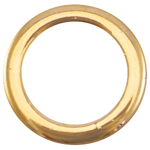 DQ Metall dichter Ring 18mm Gold (Nickelfrei)