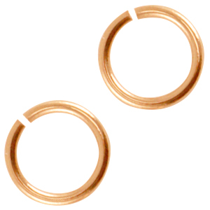 Metall DQ Bindering 4.5mm Rosegold (Nickelfrei)