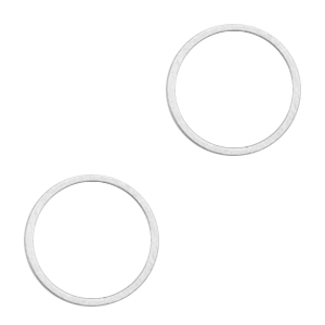 Zubeh&ouml;r Metall DQ dichter Ring 15mm Antik silber (Nickelfrei)