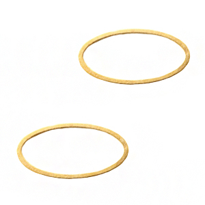 Zubeh&ouml;r Metall DQ Dichter Ring oval Gold (Nickelfrei)