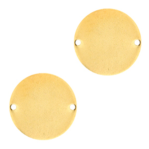 DQ Metall f&uuml;r ImpressArt Zwischenst&uuml;ck 15mm Gold (Nickelfrei)
