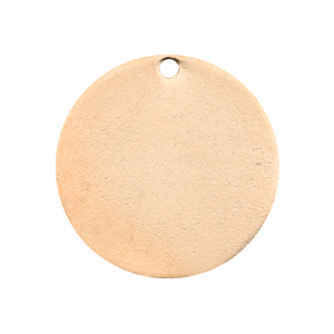 DQ Metall f&uuml;r ImpressArt Anh&auml;nger rund 20mm Rosegold (nickelfrei)