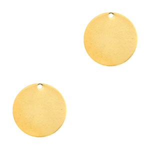 DQ Metall f&uuml;r ImpressArt Anh&auml;nger 12mm Gold (Nickelfrei)