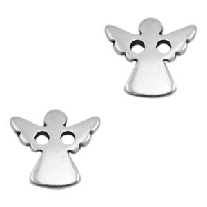 Anh&auml;nger Metall DQ Zwischenst&uuml;ck Angel Antik silber (Nickelfrei)