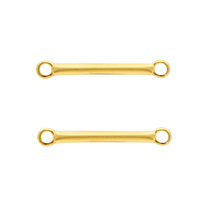 Anh&auml;nger Metall DQ Zwischenst&uuml;ck 18mm Gold (Nickelfrei)