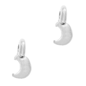 Anh&auml;nger Metall DQ Mond Antik silber (Nickelfrei)