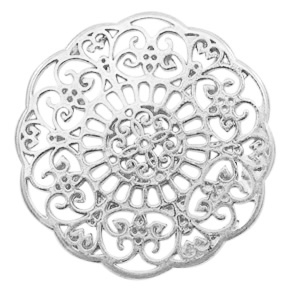 Anh&auml;nger Metall DQ Zwischenst&uuml;ck Bohemian Antik silber (Nickelfrei)