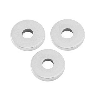 Perlen Metall DQ Disc Rondellen 6x1mm Antik silber (Nickelfrei)