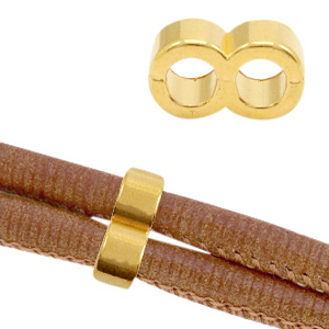 Zubeh&ouml;r Metall DQ "8" Gold (Nickelfrei)