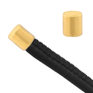 Endkappen Metall DQ (&Oslash;2.4mm) Gold (Nickelfrei)