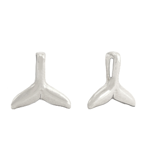 Anh&auml;nger Metall DQ Walschweif Antik silber (Nickelfrei)