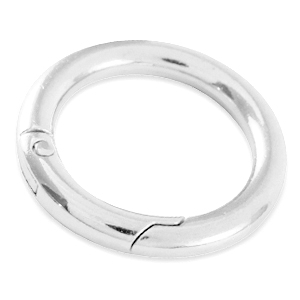Zubeh&ouml;r Metall DQ Schl&uuml;ssel Anh&auml;nger Ring 35mm Antik silber (Nickelfrei)