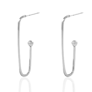 Zubeh&ouml;r Metall DQ Ohrringe Antik silber (Nickelfrei)