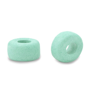 Perlen Griechische Keramik DQ 7mm Light turquoise
