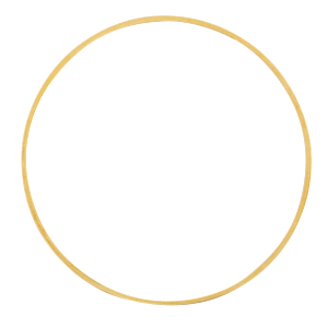 Zubeh&ouml;r Metall DQ Ring 40mm Gold (Nickelfrei)