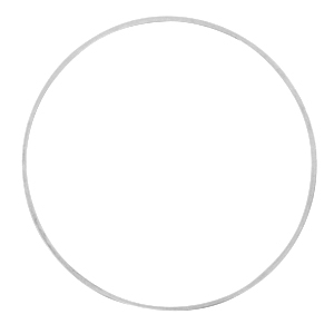 Zubeh&ouml;r Metall DQ Ring 40mm Antik silber (Nickelfrei)