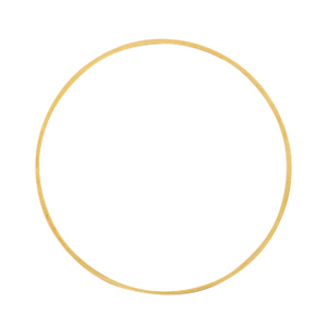 Zubeh&ouml;r Metall DQ Ring 30mm Gold (Nickelfrei)