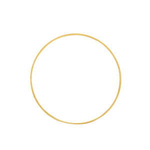 Zubeh&ouml;r Metall DQ Ring 20mm Gold (Nickelfrei)