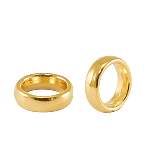 Zubeh&ouml;r Metall DQ Ring 8mm Gold (Nickelfrei)