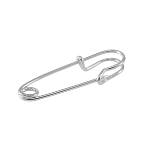 Zubeh&ouml;r Metall DQ Safety Pin Antik silber (Nickelfrei)