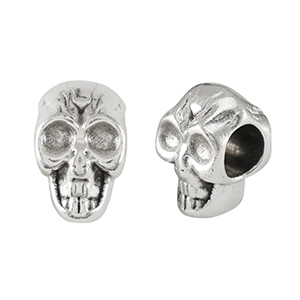 Perle Metall DQ Skull Antik silber (Nickelfrei)
