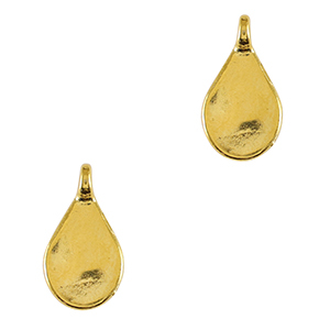 Anh&auml;nger Metall DQ Drop Gold (Nickelfrei)
