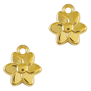 Anh&auml;nger Metall DQ Flower Gold (Nickelfrei)