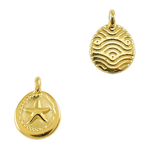 Anh&auml;nger Metall DQ Starfish Gold (Nickelfrei)