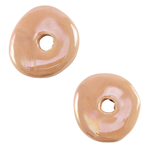 Perlen Griechische Keramik DQ Donut Blush pink