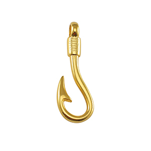 Zubeh&ouml;r Metall DQ Lock Fishing Hook Gold (Nickelfrei)